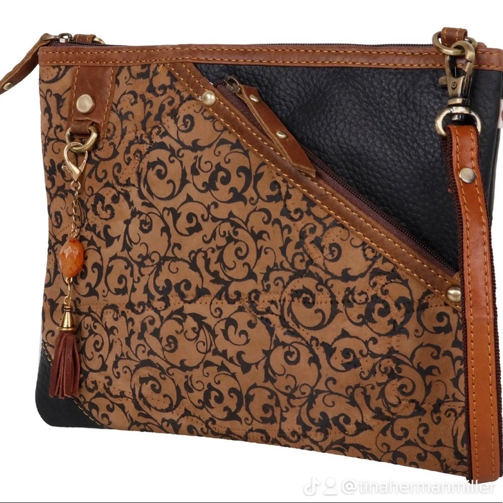 Grayson Jacquard Crossbody Bag